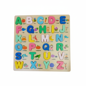 Small Alphabets (abc) Cognition Wooden Puzzle Board