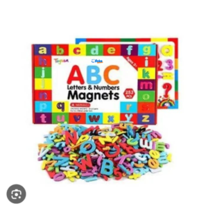 Letter Magnets (Big) - Pack of Small ABC Alphabet Fridge Magnets for Kids Learning