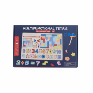 Wooden Multifunctional Tetris 3 in 1 Brain Development Toys