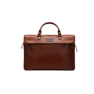 Sleek Modern Leather Laptop Briefcase