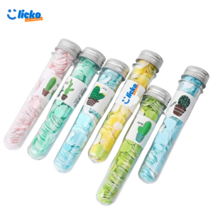 Set of 6 Cactus-Themed Portable Paper Soap Tubes
