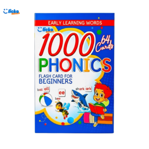 1000 Phonics Flash Cards for Beginners | Early Learning Words | 64 Card Set