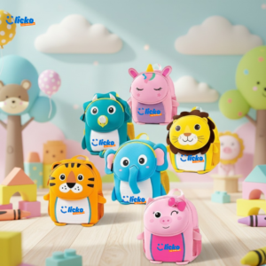 3D Animal Design Toddler Backpack Collection (Set of 6)